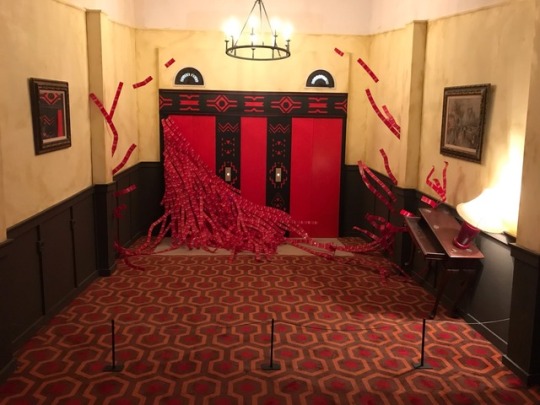 The Shining elevator blood flood